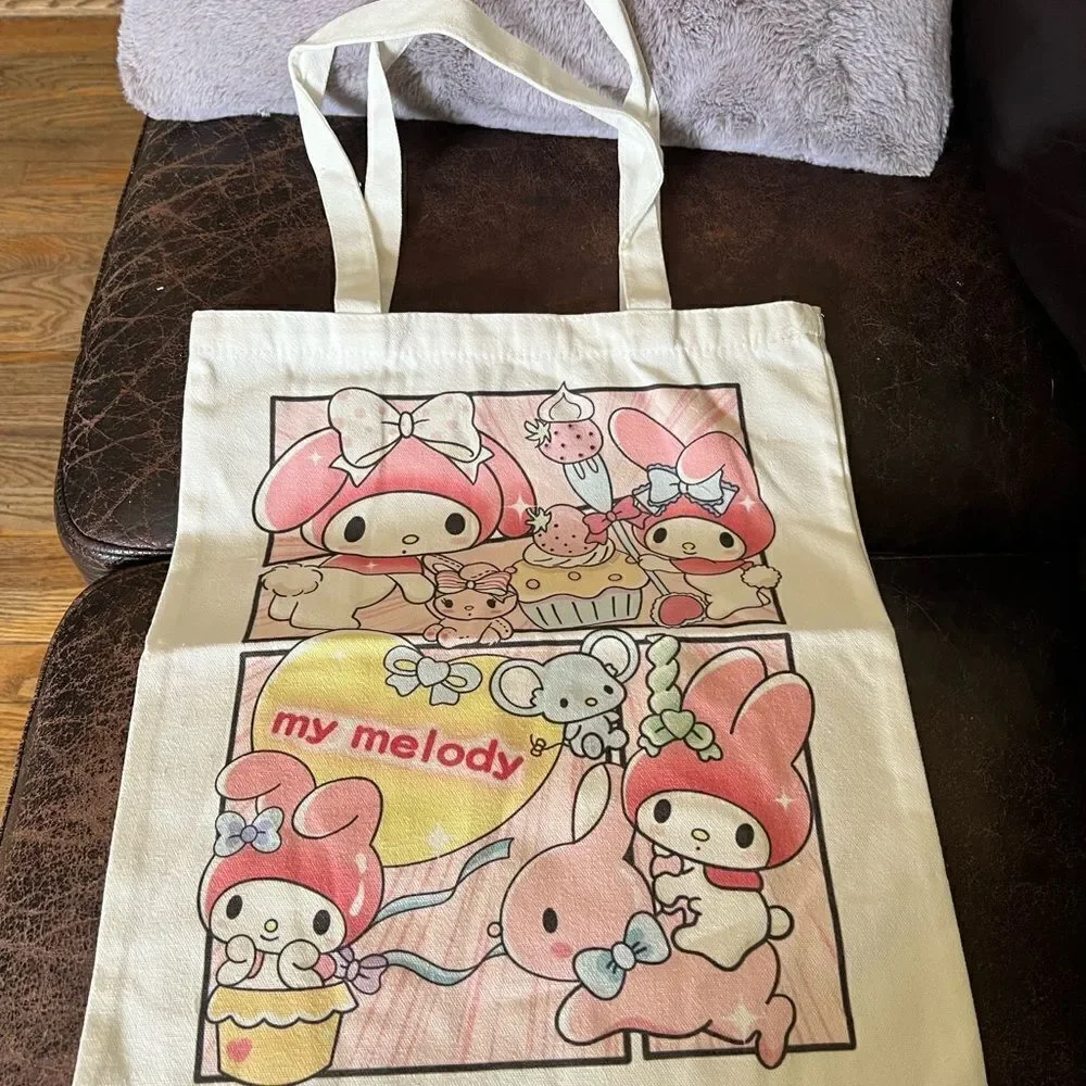 My Melody Canvas Tote Bag